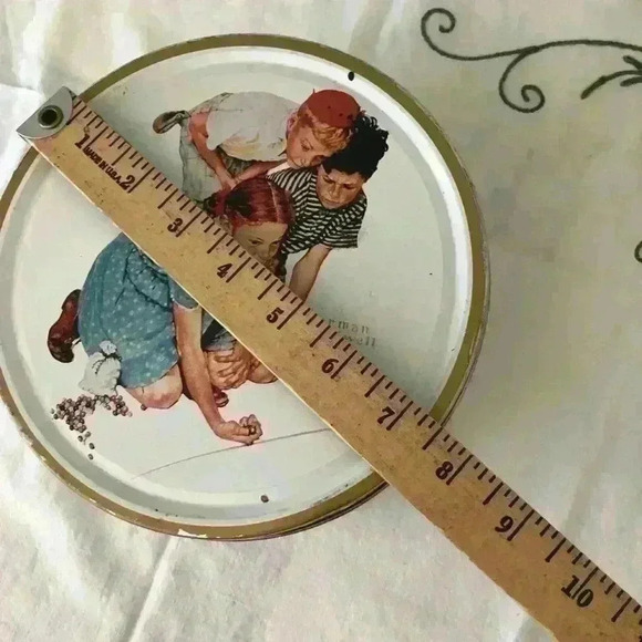 VTG white tin marble champion by Normal Rockwell Limited edition series 1986 - Picture 2 of 7